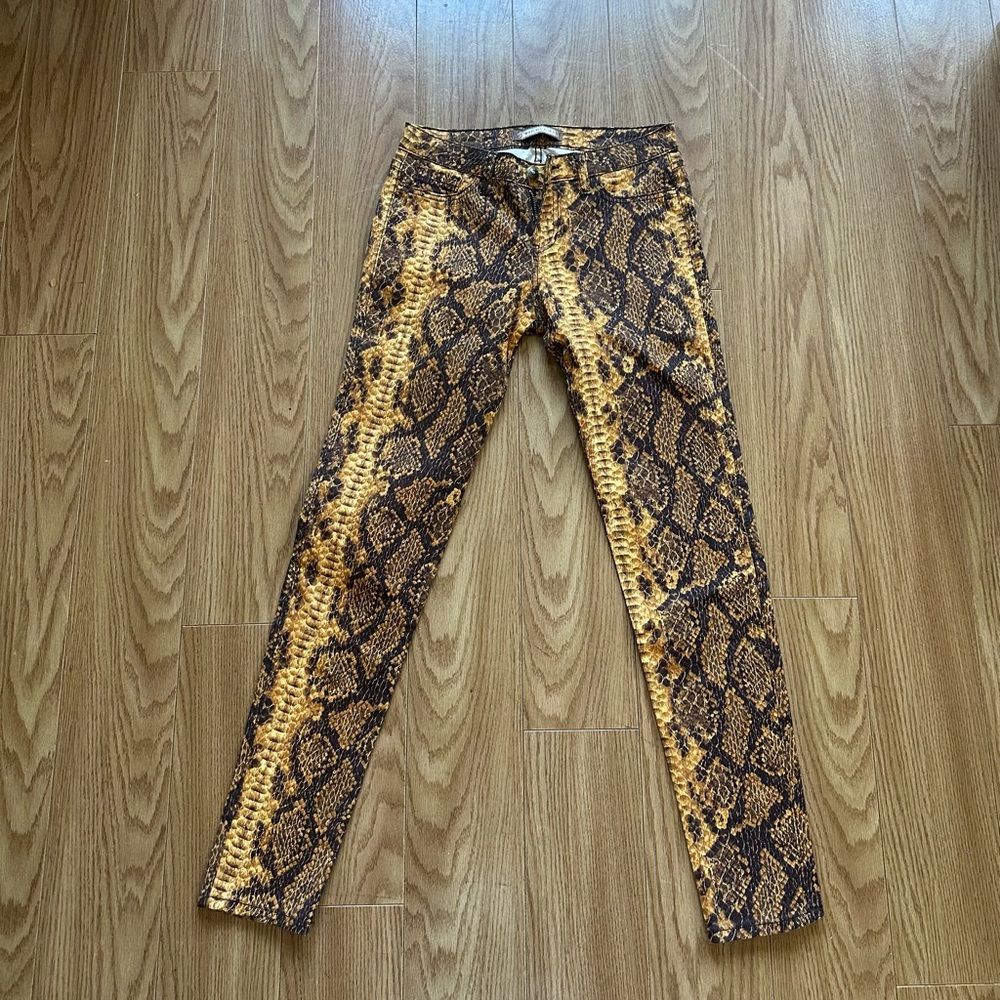 Set of two - Animal print skinnies and floral print skinnies